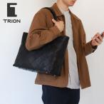 ショッピングメッセージカード無料 トートバッグ 本革 TRION トライオン グラブレザー DPC274 A4 レディース メンズ 牛革 野球 ギフト プレゼント