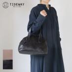 ボストンバッグ トートバッグ TIDEWAY タイドウェイ OIL SHRINK BOSTON レザー 本革 日本製 レディース T3058