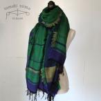 ショッピングショール 播州織 ウールコットンショールL roots shawl BIG 110×190cm tamaki niime 玉木新雌 やわらかくあたたか。全て一点もの(07)