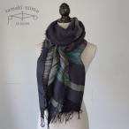 ショッピングmiddle 播州織 ウールコットンショールM roots shawl MIDDLE 55×190cm tamaki niime 玉木新雌 やわらかくあたたか。全て一点もの t39