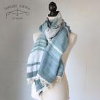 ショッピングmiddle 播州織 ウールコットンショールM roots shawl MIDDLE 55×190cm tamaki niime 玉木新雌 やわらかくあたたか。全て一点もの t47