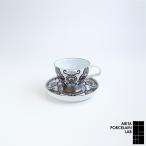 和食器 カップ JAPAN SNOW ティーカップ＆ソーサー 古伊万里草花紋 和モダン ブランド 食器 食器ギフト 有田焼 アリタポーセリンラボ