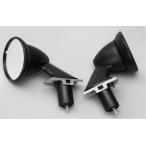 【送料無料】汎用　砲弾型フェンダーミラー【ブラック】 サニー 510ブル ハコスカ ローレル セリカ ノスタルジック