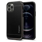 Spigen iPhone12Pro ケース iPhone12 ケース 耐衝撃 バンパーケース 二重構造 米軍MIL規格取得 プリズムパターン カメラ保護 Qi充電 ワイヤレス充電