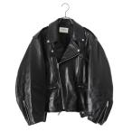 beautiful people / ビューティフルピープル ： 【レディース】double-end vintage leather ridersjacket ： 1345402523