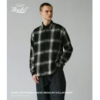ショッピングゴールド GOLD / ゴールド ： SUVIN COTTON NEL CHECK REGULAR COLLAR SHIRT ： 25B-GL29546[MUS]