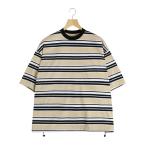 is-ness / イズネス ： BALLOON BORDER T-SHIRT / 全2色 ： 31SSSH05-2-25SS[コンパクト]