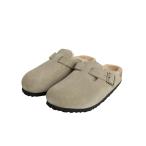 BIRKENSTOCK / ビルケンシュトック ： [レディース]Boston Shearling LEVE Taupe LAF (ナローフィット) ： BST-1028299