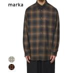 marka / マーカ ： CHECK SHIRT - WOOL × RECYCLE POLYESTER VIYELLA - / 全2色 ： M24A-12SH01C