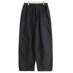 marka /ma-ka: WIDE OVER PANTS -LINEN x ORGANIC COTTON x SILK LIGHT MOLESKIN- : M26A09PT01C