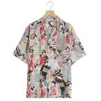 NIPOALOHA / �j�|�A���n �F SILK CUPRO SHORT SLEEVE ALOHA SHIRT�qMAIKO�r �F N26-SCSH01