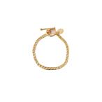 XOLO JEWELRY /shoro ювелирные изделия : Basic Link Bracelet -4mm- 24K Coating : XOB088-AG[ compact ]