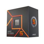 AMD Ryzen 5 7500F BOX Socket AM5 / 6 core 12s красный / 3.7GHz( форсирование часы 5GHz) / L2 6MB+L3 32MB cache / GPU функция нет /