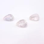 Yahoo! Yahoo!ショッピング(ヤフー ショッピング)天然石ルース（裸石）・ローズクォーツ / ペアシェイプ【約14x8mm】コンケーヴカット（穴あき）1粒