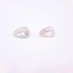 Yahoo! Yahoo!ショッピング(ヤフー ショッピング)天然石ルース（裸石）・ローズクォーツ / ペアシェイプ【約15x10mm】コンケーヴカット（穴あき）1粒