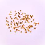 天然石ルース（裸石）・シトリン / ラウンド カット【1.5mm】（１粒）　ランダム発送