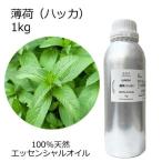 薄荷 ハッカ 業務用 1kg エッセンシャルオイル アロマオイル 和ハッカ ハッカ油 ミント ハーブ系 (AEAJ表示基準適合認定精油)