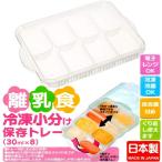 1~7営業日出荷 離乳食冷凍小分けトレー30ml×8 TRMR8N ベビーグッズ スケーター 保存容器 おかず ベーシック 日本製 容量:240ml 爆買