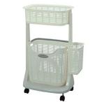  корзина для белья PH-301( боковой карман есть )[ выгодный 4 шт. комплект ]~ солнечный ko- пластик ~