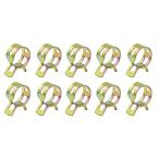 METALLIXITY springs шланг зажим шланг зажим останавливать золотой 20mm 15 шт metal зажим семья садоводство для труба крепление .