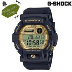 [ вибрация сигнализация установка ji- амортизаторы ] CASIO G-shock Casio вибрация сигнализация мужские наручные часы GD-350GB-1 Gold черный колебание цифровой 