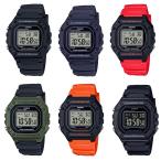 ショッピングラッピング無料 【ラッピング無料】CASIO カシオ 腕時計 スタンダードデジタル W218 アラーム キッズ メンズ レディース 小さめ スクエア 四角形 薄い 軽い 操作が簡単