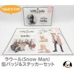 la шерсть жестяная банка значок &amp; набор наклеек 1st Anniversary Snow Man( снеговик ) официальный товары 
