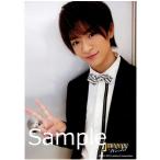 知念侑李(Hey!Say!JUMP) 公式生写真 ジャニーズワールド 2012-2013・衣装黒×白・カメラ目線・ピース