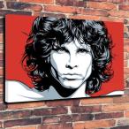 ジム・モリソン Jim Morrison 高級 キャンバス アート パネル ポスター 絵 76x50x3cm 海外 大きい グッズ おしゃれ 写真 雑貨 フレーム