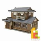 (ネコポス配送可)さんけい みにちゅあーとキット 1/150 なつかしのジオラマシリーズ (民家C) MP03-85（ペーパークラフト 模型 セット）