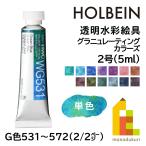 ホルベイン 透明水彩絵具2号(5ml) グラニュレーティングカラーズ 単色(G色WG531〜572）2/2ページ バラ売り (ネコポス可)