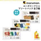 (数量限定) マルマン ルーズリーフミニ アソートパック 全3種 (ヴィフアール/画用紙/クロッキー) アソートパック スケッチブックの日2026 ネコポス可