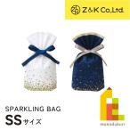 Z&amp;K( Z and Kei ) Sparkling сумка [ белый / темно-синий ] SS мешочек вставка есть упаковка подарок 
