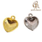 Yahoo! Yahoo!ショッピング(ヤフー ショッピング)ペンダントトップ ハート 粘土 土台 1個 21mm×15mm アクセサリー パーツ ハンドメイド 材料 卸 装飾 カラワク 空枠