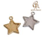 Yahoo! Yahoo!ショッピング(ヤフー ショッピング)アクセサリー パーツ ハンドメイド ペンダントトップ チャ−ム 星 スター 粘土 土台 10個 材料 卸 装飾 カラワク 空枠 23mm×20mm