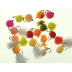 管理釣り場で活躍！お得なエッグパターン１９本セット 激安 フライフィッシング 渓流 完成フライ 管理釣り場