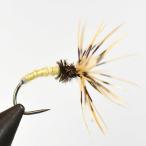 テンカラ 毛鉤 PMD-孔雀 カーブフック（#10〜#16）（バーブレス/バーブド） 完成フライ フライフィッシング 釣り 逆さ毛鉤