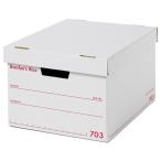 フェローズ バンカーズボックス 703S スタンダード ホワイト/レッド 3個セット Fellowes Bankers Box