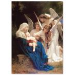 ウィリアム ブグロー 作品 ポスター A2サイズ 天使の歌 グッズ 絵画 おしゃれ インテリア アート パネル 名画