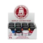 【お買い得12色セット】Angelus Paint アンジェラススタンダードカラー 12色アソートメント 各1オンス（29.5ml）アクリル塗料　スタンダードペイント