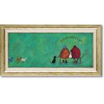 サムトフト  絵画  イヌネコ平和評議員　現代アート　インテリア