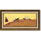 サムトフト  絵画　幸せに向って   現代アート　インテリア