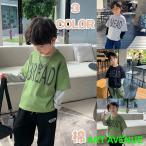 子供服 バックプリントTシャツ キッズ 男の子 女の子 半袖Tシャツ Tシャツ トップス 半袖 デビロック