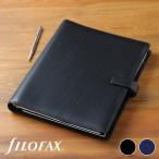 ファイロファックス システム手帳 A4サイズ メトロポール 4穴 リング径25mm 合皮素材 Metropol Filofax ベルトボタン留め式 年号無し年間スケジュール付き