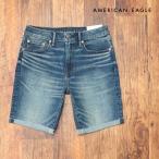 春夏 AMERICAN EAGLE デニム ハーフパンツ 3131-7481 グーンと伸縮 ヴィンテージ調 短パン アメカジ サーフ ストリート メンズ アメリカンイーグル