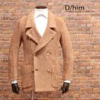 【期間限定ポイント5倍】春夏 D/him ダブル ジャッケット 0705-060-211 やわらか パイル 伸縮性◎ 金ボタン リラックス 日本製 30代 40代 メンズ