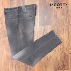 【期間限定ポイント5倍】INCOTEX 美脚デニムパンツ BDPT0002 02619-W2 ストレッチ ウォッシュ フェード感 イタリア製 インポート インコテックス