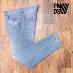 【期間限定ポイント5倍】PMDS イタリア製デニムパンツ PAUL %ストレッチ ダメージ加工 ワイルド サーフ ストリート メンズ P.M.D.S.
