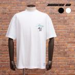 NUMERO 00 バックプリントTシャツ 22322 ジャージー ナンバリング モックネック 半袖 ストリート メンズ 20代 30代