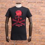 【期間限定ポイント5倍】PHILIPP PLEIN Tシャツ S20C MTK4258 PJY002N スカル ラインストーン 半袖 インポート メンズ フィリッププレイン